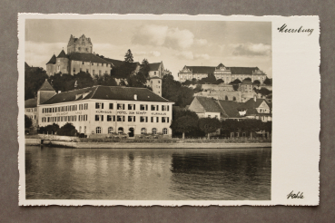 Ansichtskarte AK Meersburg 1915-1930 Kurhaus Hotel Zum Schiff Burg
